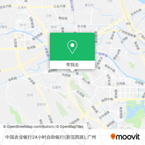 中国农业银行24小时自助银行(新滘西路)地图
