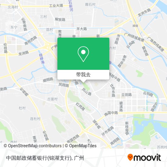 中国邮政储蓄银行(锦湖支行)地图