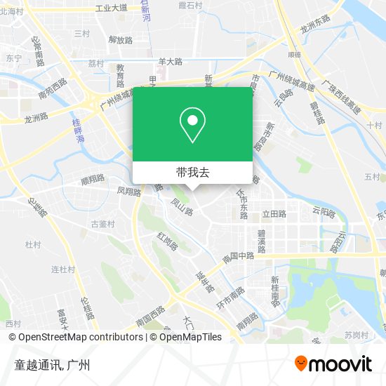 童越通讯地图