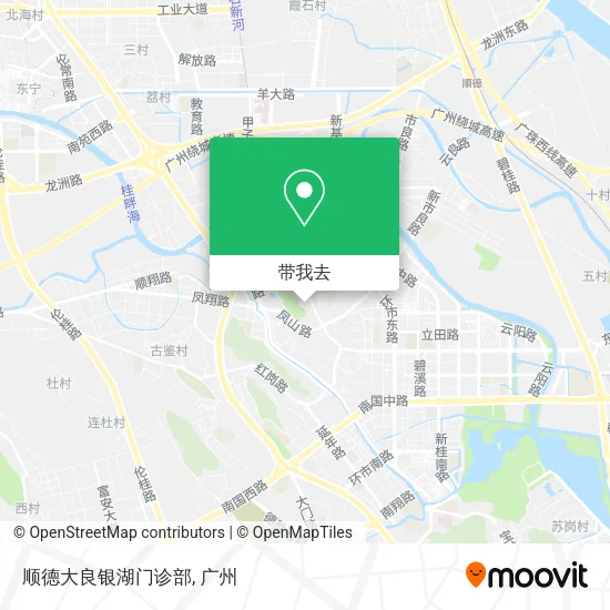 顺德大良银湖门诊部地图
