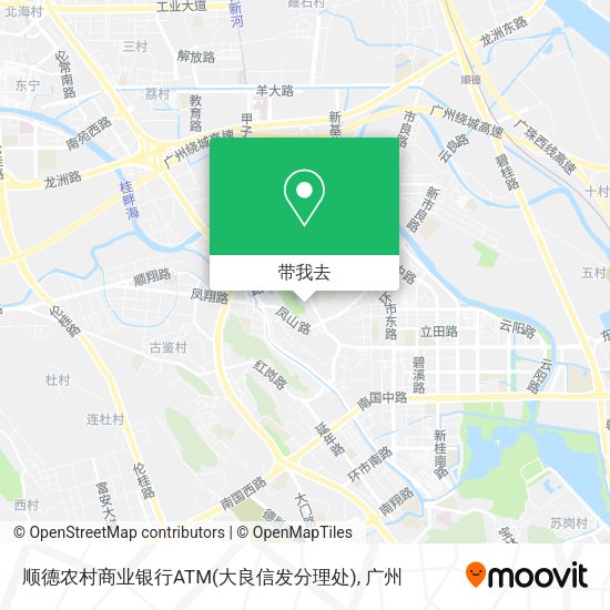 顺德农村商业银行ATM(大良信发分理处)地图