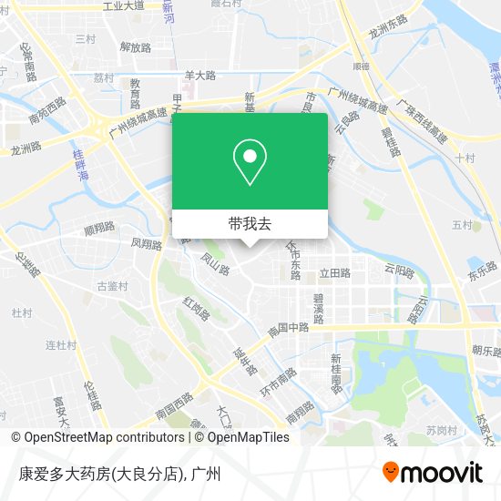 康爱多大药房(大良分店)地图