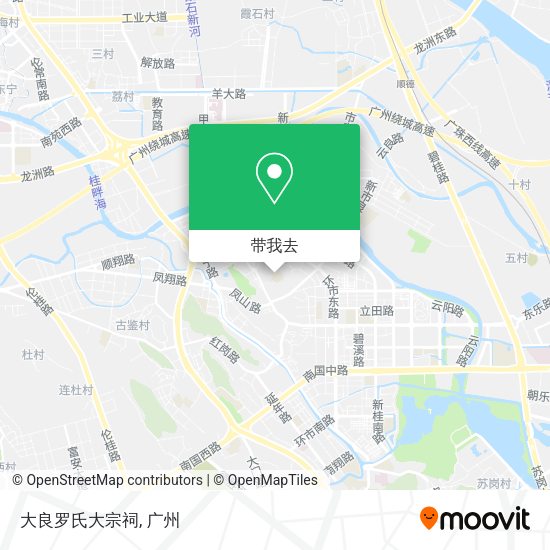 大良罗氏大宗祠地图