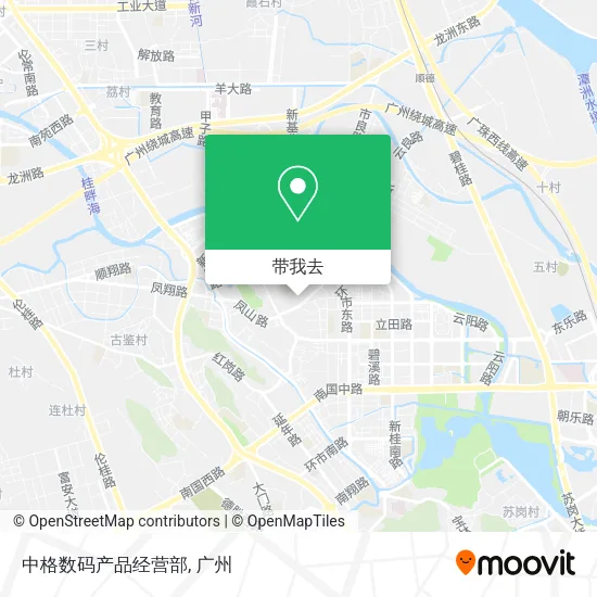 中格数码产品经营部地图