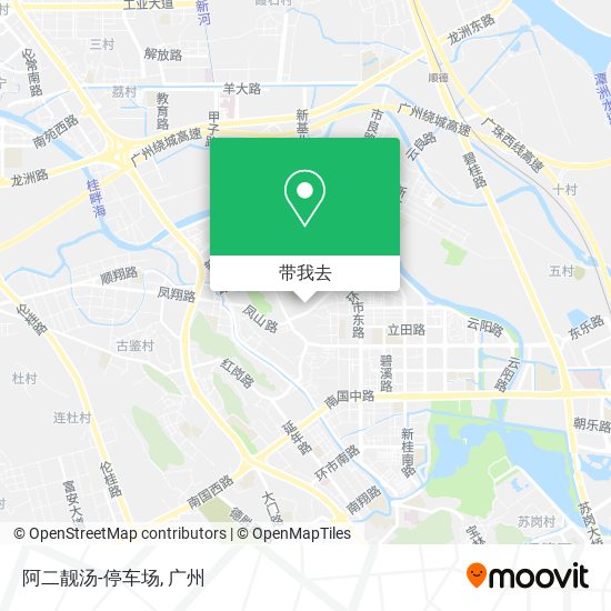阿二靓汤-停车场地图