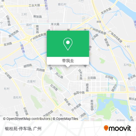 银桂苑-停车场地图