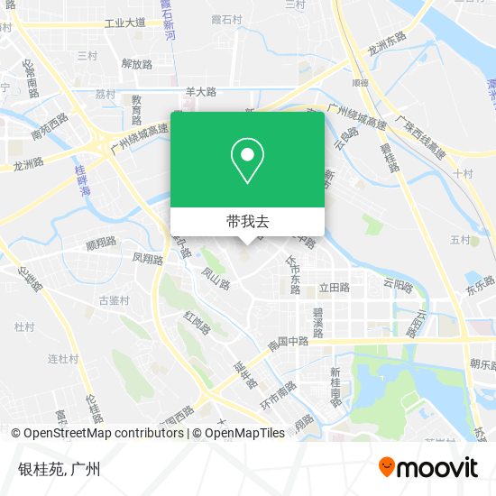银桂苑地图