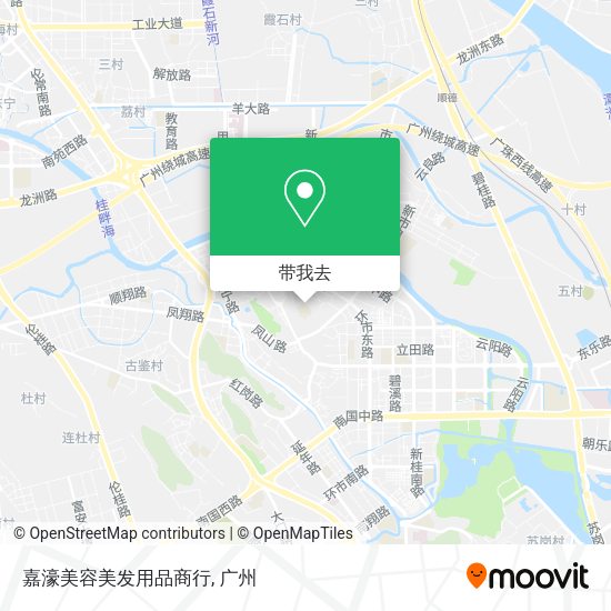 嘉濠美容美发用品商行地图