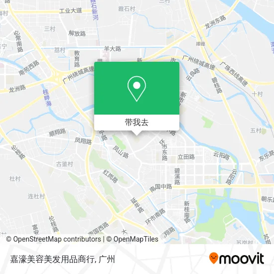 嘉濠美容美发用品商行地图