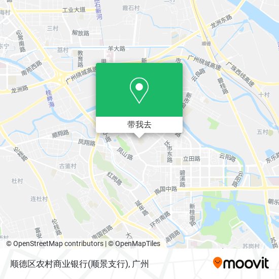 顺德区农村商业银行(顺景支行)地图