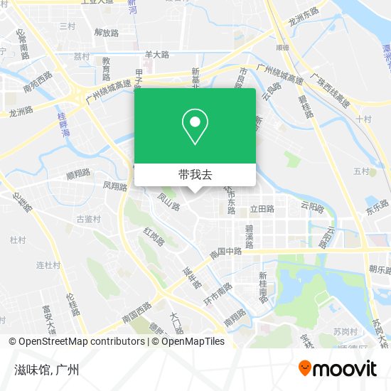 滋味馆地图
