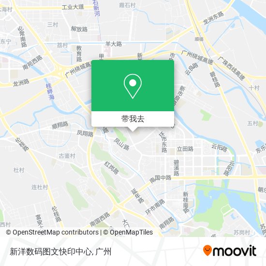 新洋数码图文快印中心地图