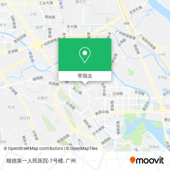 顺德第一人民医院-7号楼地图