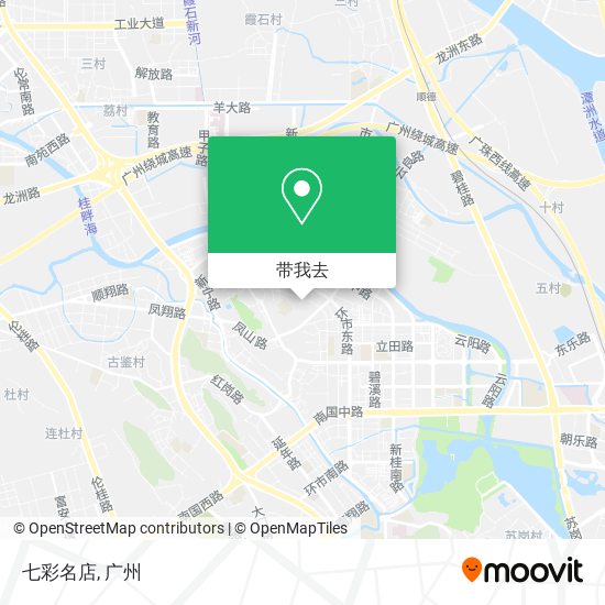 七彩名店地图