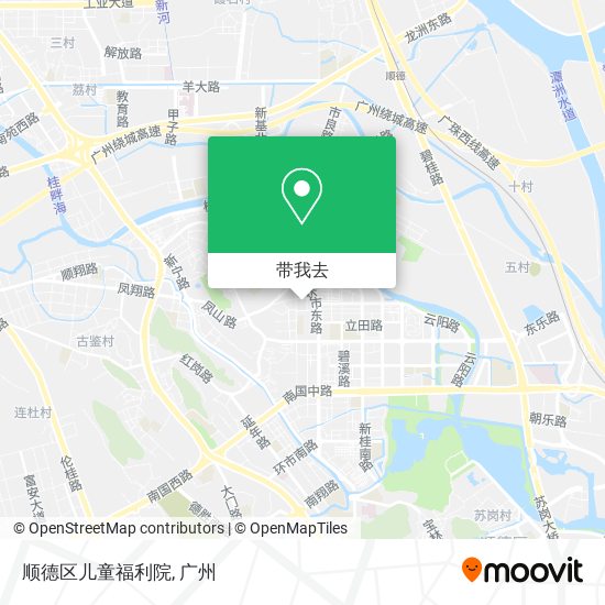 顺德区儿童福利院地图