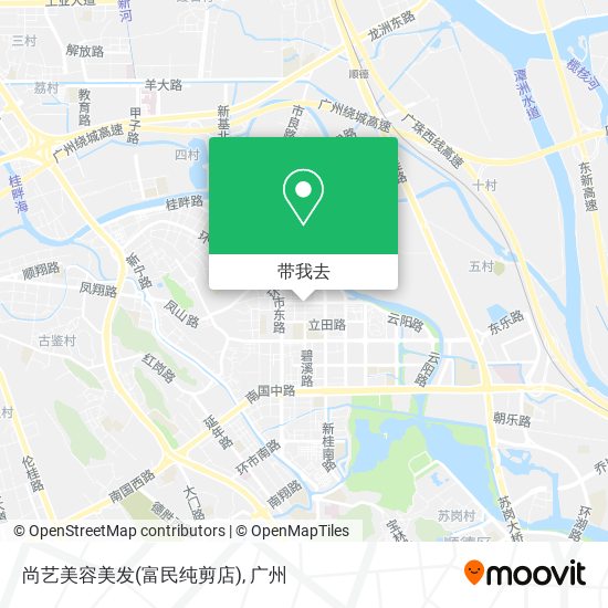 尚艺美容美发(富民纯剪店)地图