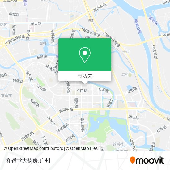 和适堂大药房地图