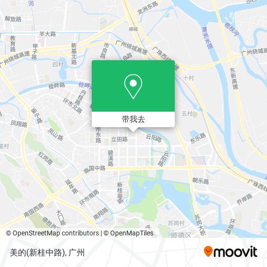 美的(新桂中路)地图