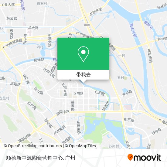 顺德新中源陶瓷营销中心地图
