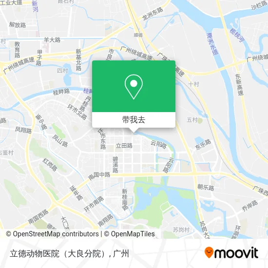 立德动物医院（大良分院）地图