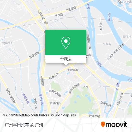 广州丰田汽车城地图