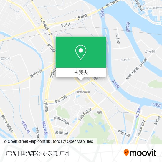 广汽丰田汽车公司-东门地图