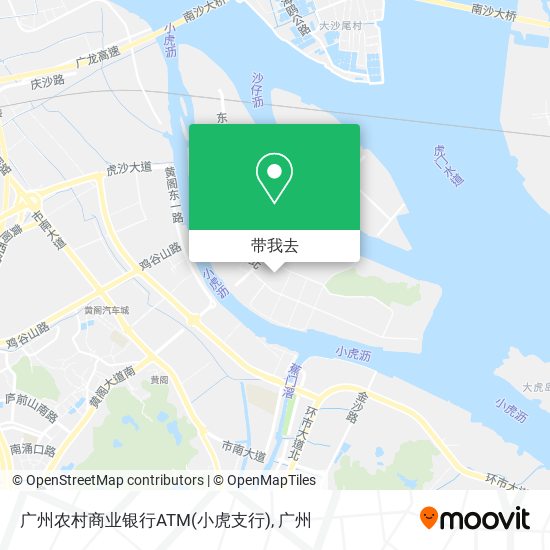 广州农村商业银行ATM(小虎支行)地图