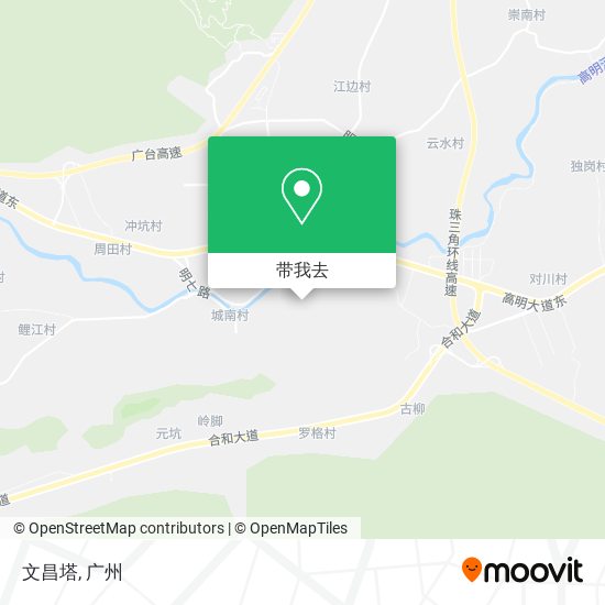 文昌塔地图