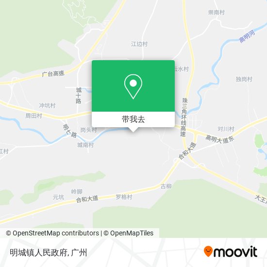 明城镇人民政府地图