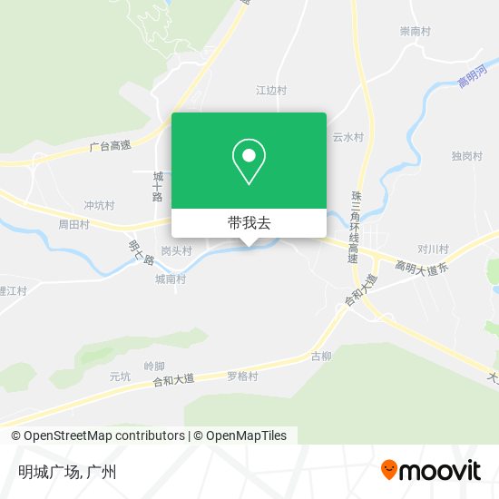 明城广场地图