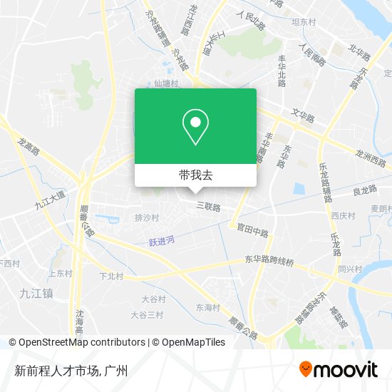 新前程人才市场地图