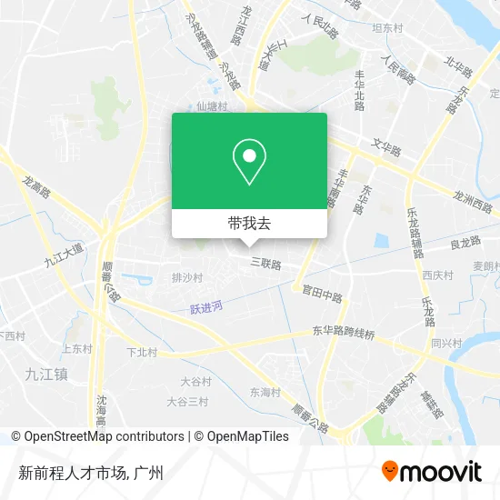 新前程人才市场地图