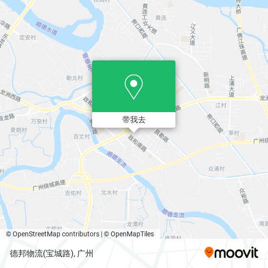 德邦物流(宝城路)地图