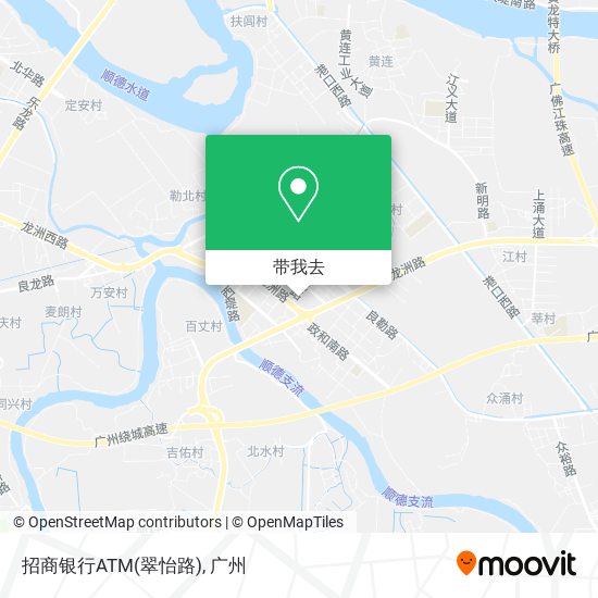 招商银行ATM(翠怡路)地图