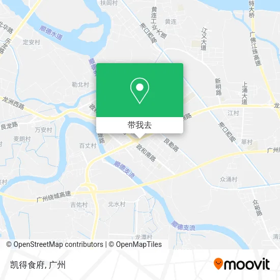 凯得食府地图