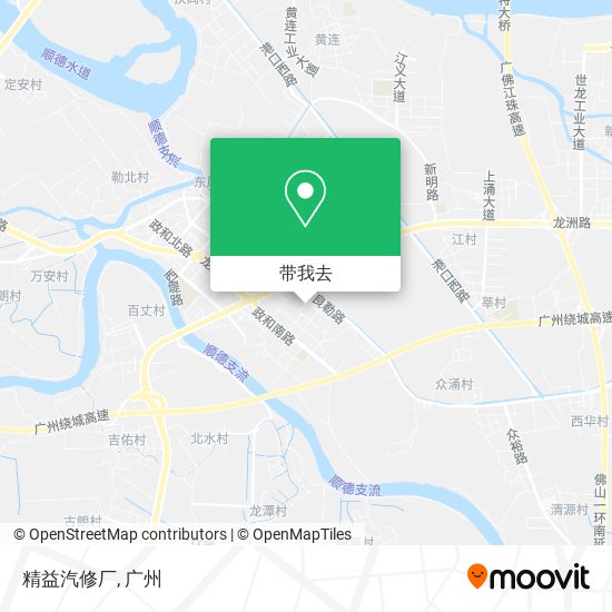 精益汽修厂地图