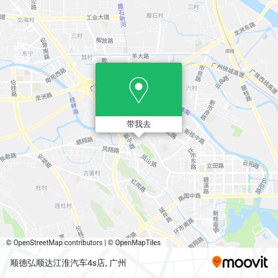 顺德弘顺达江淮汽车4s店地图