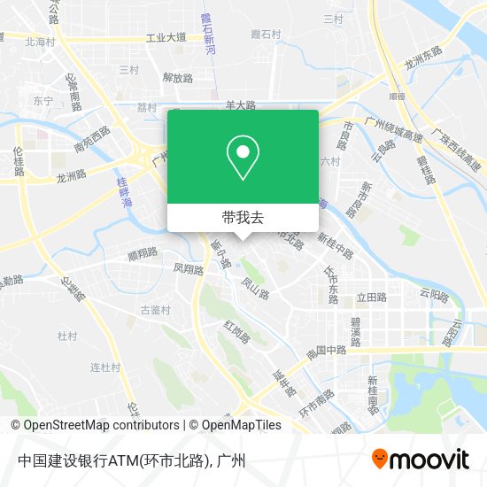 中国建设银行ATM(环市北路)地图