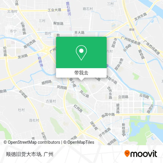 顺德旧货大市场地图
