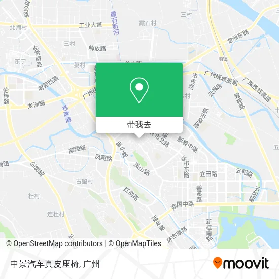 申景汽车真皮座椅地图