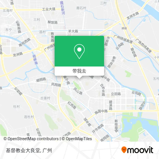 基督教会大良堂地图