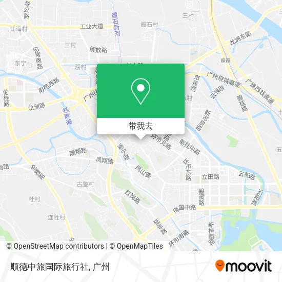 顺德中旅国际旅行社地图