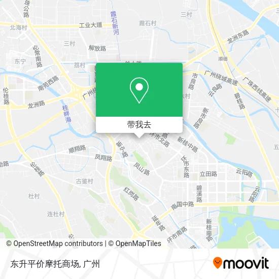 东升平价摩托商场地图