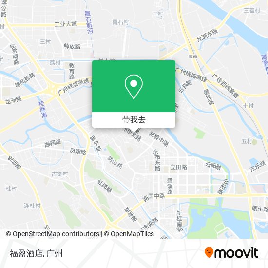 福盈酒店地图