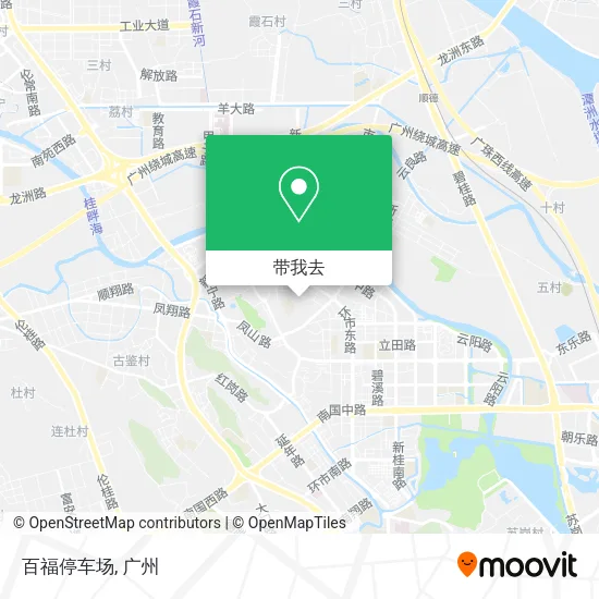 百福停车场地图