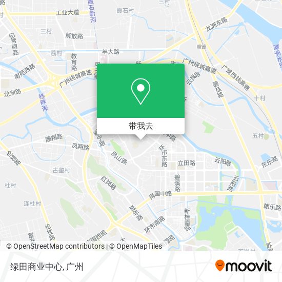 绿田商业中心地图