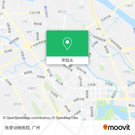 致爱动物医院地图