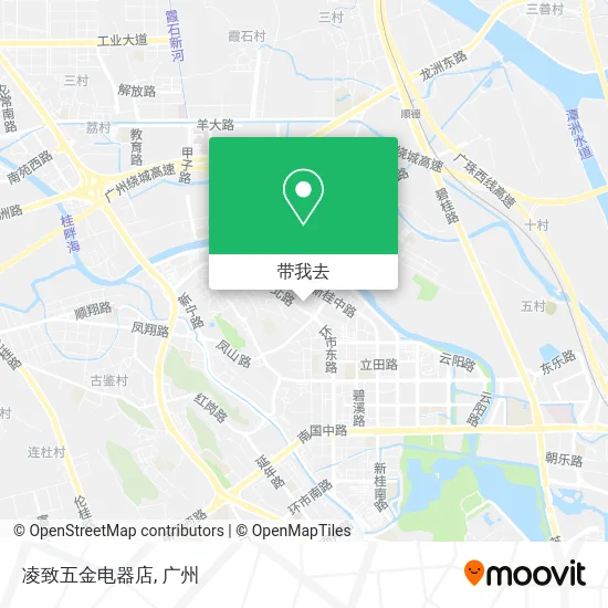 凌致五金电器店地图