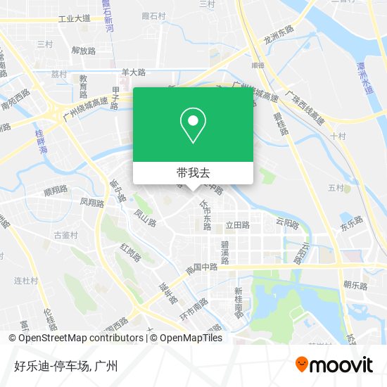 好乐迪-停车场地图