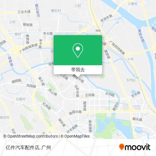 亿件汽车配件店地图